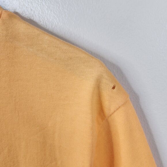 Adidas Originals Youth Fresh Citrus 3 Stripes x 1 Life Short Sleeve Tee XL - Picture 7 of 7